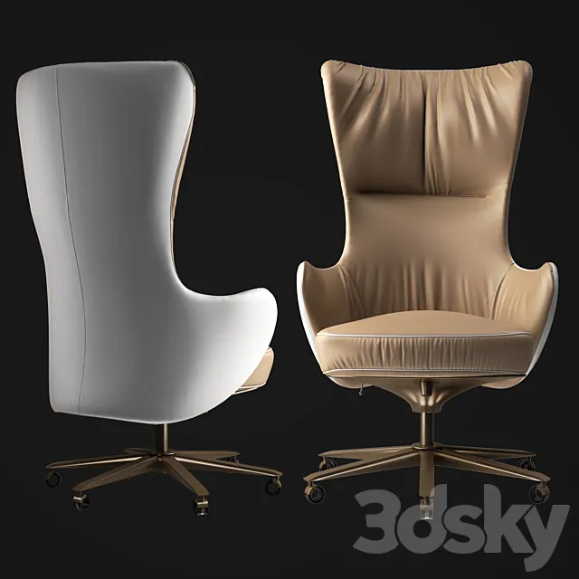 Giorgetti Genius office armchair 3DModel