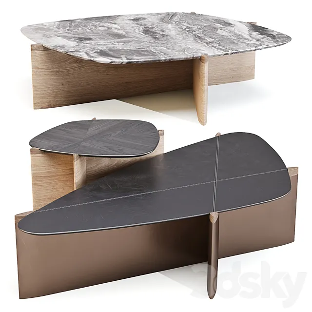 Giorgetti: Griffe – Coffee and Side Tables 3DModel