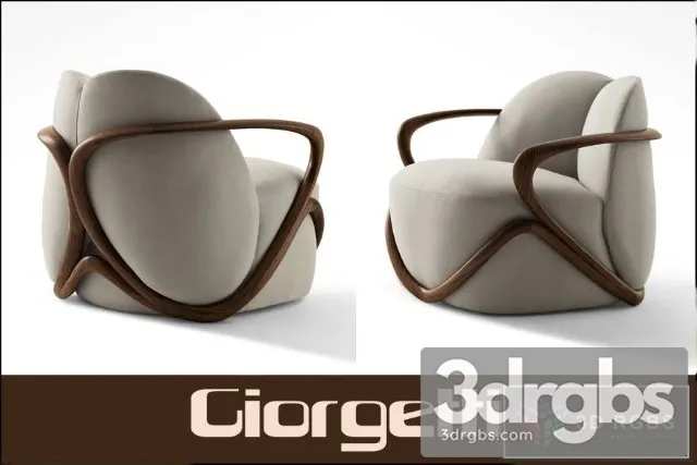 Giorgetti Hug Armchair 3D Model Download Giorgetti Hug Armchair 3D Model Download