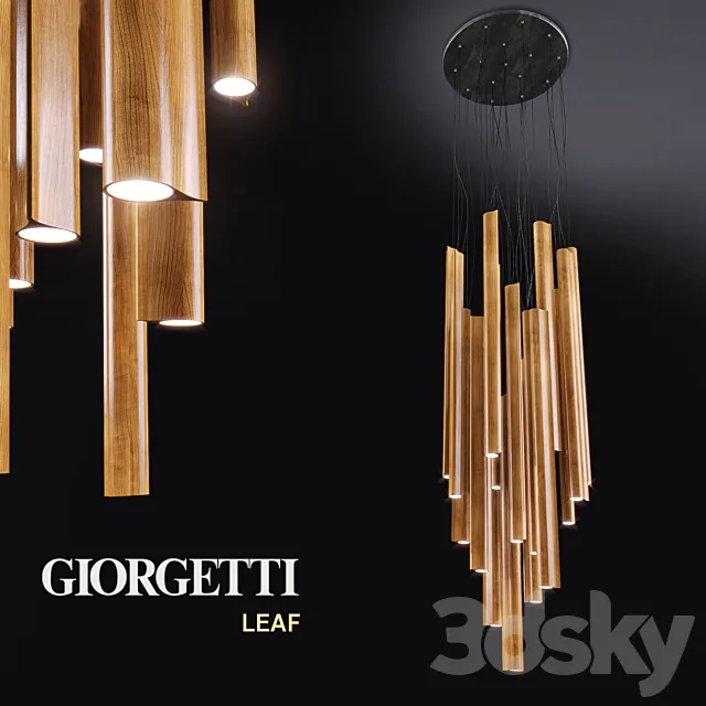 Giorgetti Leaf LED Suspension Lamp 3DModel