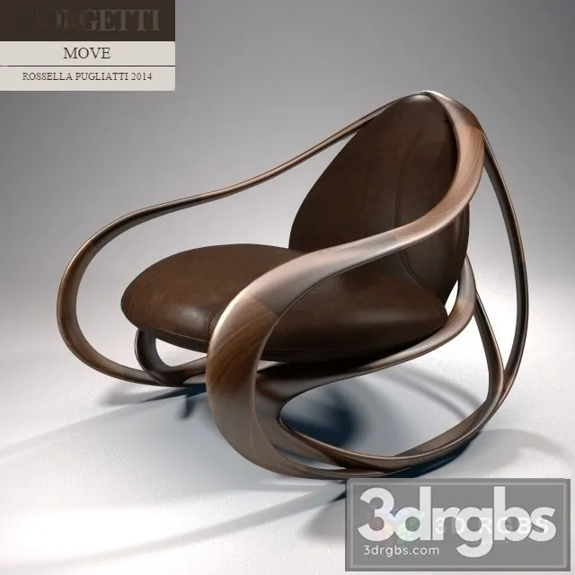 Giorgetti Move Armchair 3D Model Download Giorgetti Move Armchair 3D Model Download