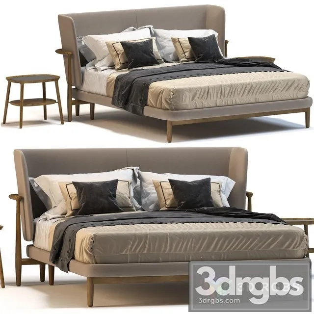 Giorgetti Pegaso Bed 3D Model Download