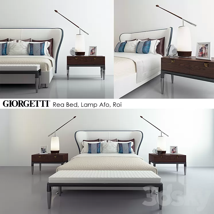 Giorgetti Rea Afo Roi 3D Model Giorgetti Rea Afo Roi 3D Model