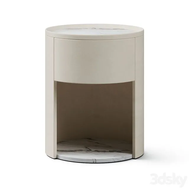 Giorgetti Side Vibe Bedside Table 3D Model