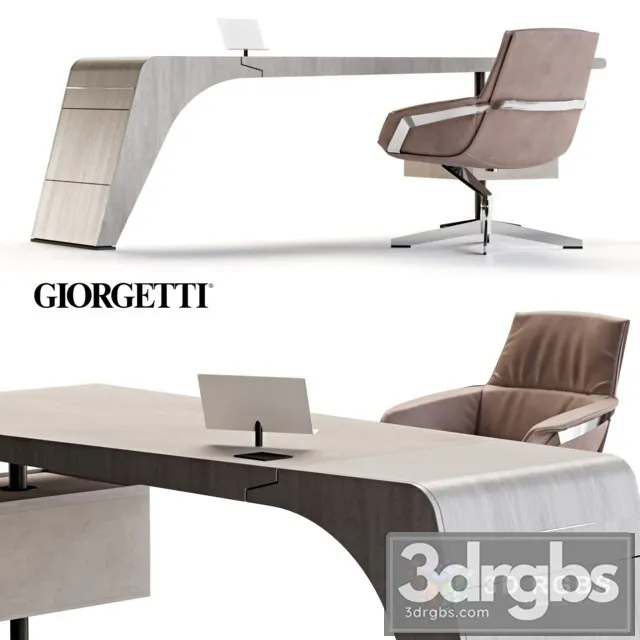 Giorgetti Tenet Dressing Table 3D Model Download