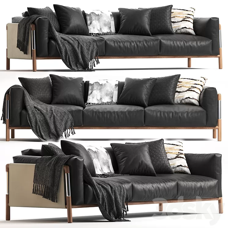 GIORGETTI URBAN 3 seater sofa 3D Model