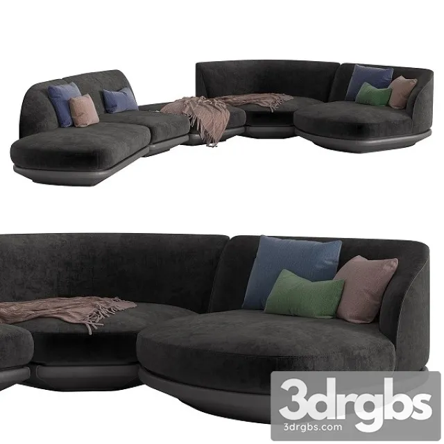 Giorgetti Vesper Sofa 3D Model Download - 3DSKY Decor Helper