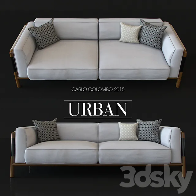 giorgetti_URBAN_CARLO COLOMBO 2015_divan_dm 3DModel
