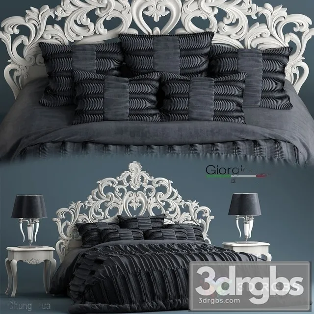 Giorgio Casa Memorie Veneziane Bed 3D Model Download