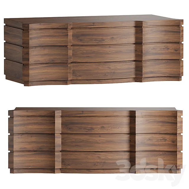 GIORGIO Chest of drawers By Agrippa 3D Model