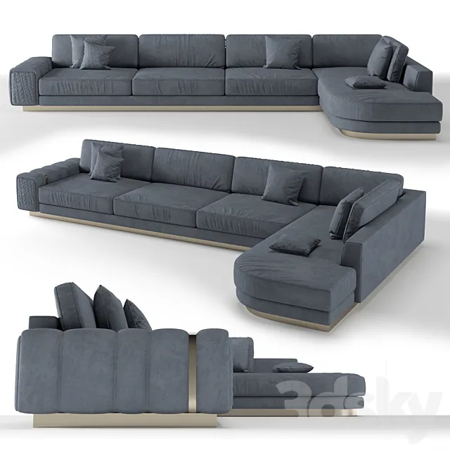 Giorgio Collection Charisma sectional sofa 3D Model
