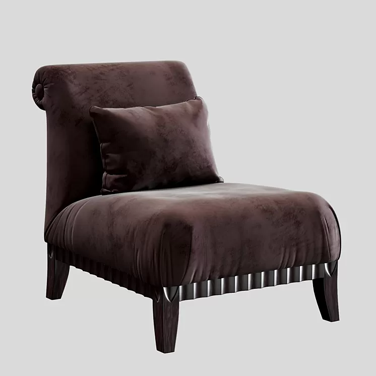 Giorgio Collection Occasional Arm chair 3D model 3D Model
