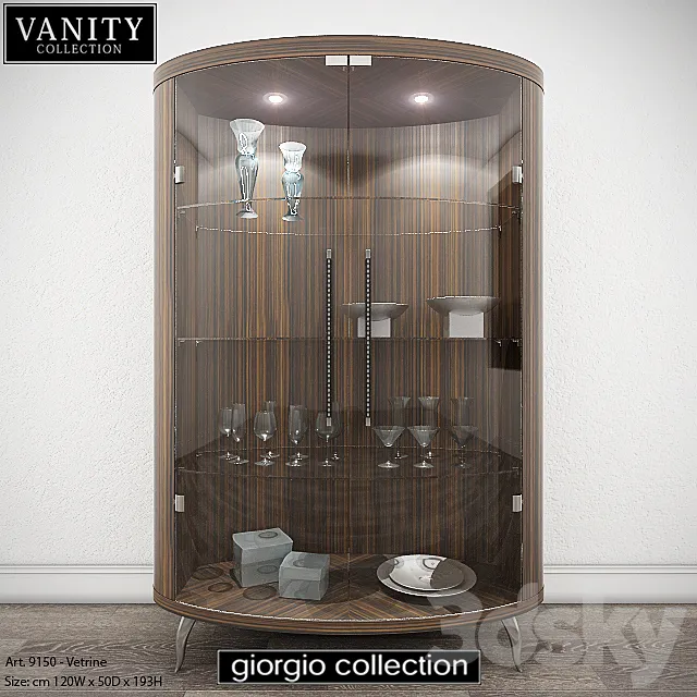 GIORGIO COLLECTION Vanity – Art. 9150 – Vetrine 3D Model