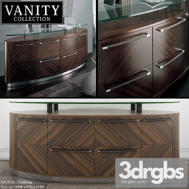Giorgio collection vanity – art. 9182 – credenza 2 3D Model Download