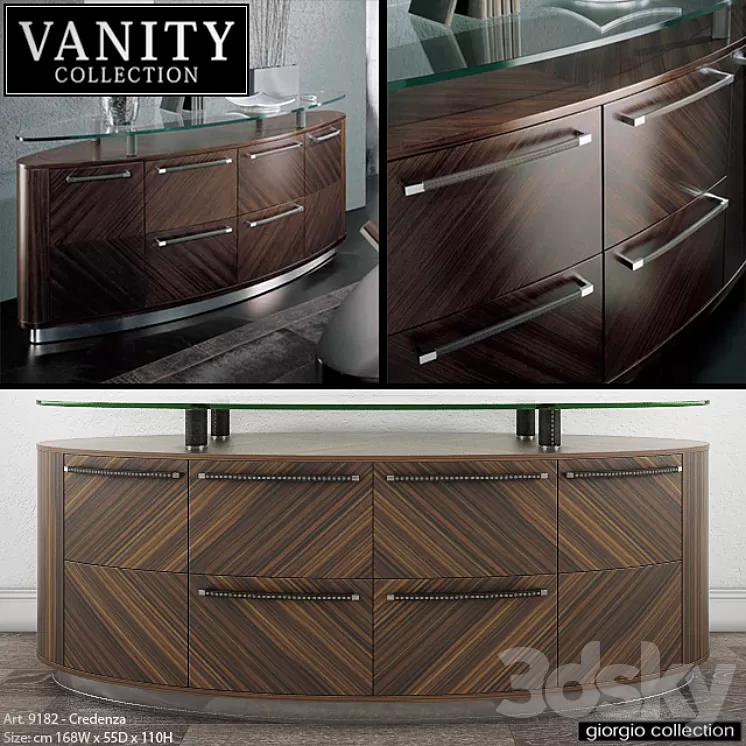 GIORGIO COLLECTION Vanity – Art. 9182 – Credenza 3D Model