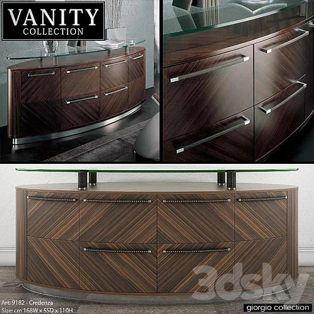 GIORGIO COLLECTION Vanity – Art. 9182 – Credenza 3DModel GIORGIO COLLECTION Vanity – Art. 9182 – Credenza 3DModel