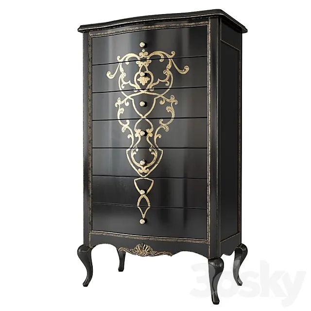 Giorgio Сasa Memorie Veneziane 493C 3D Model Giorgio Сasa Memorie Veneziane 493C 3D Model