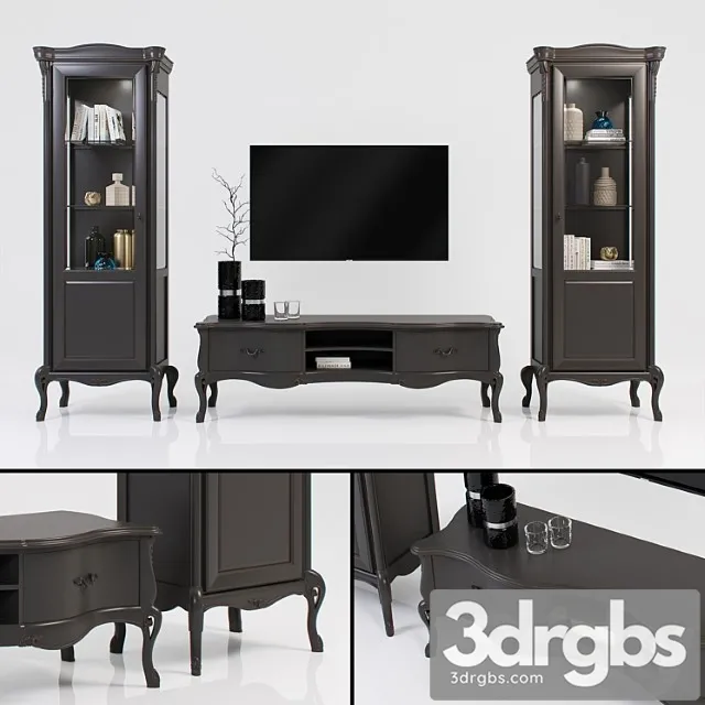 Giorgiocasa – valpolicella – showcase cabinet for tv 2 3D Model Download