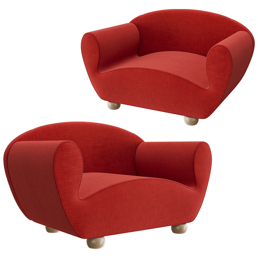 Giovannetti – Armchair and sofa L’AGOSTINA 3D Model Giovannetti – Armchair and sofa L’AGOSTINA 3D Model