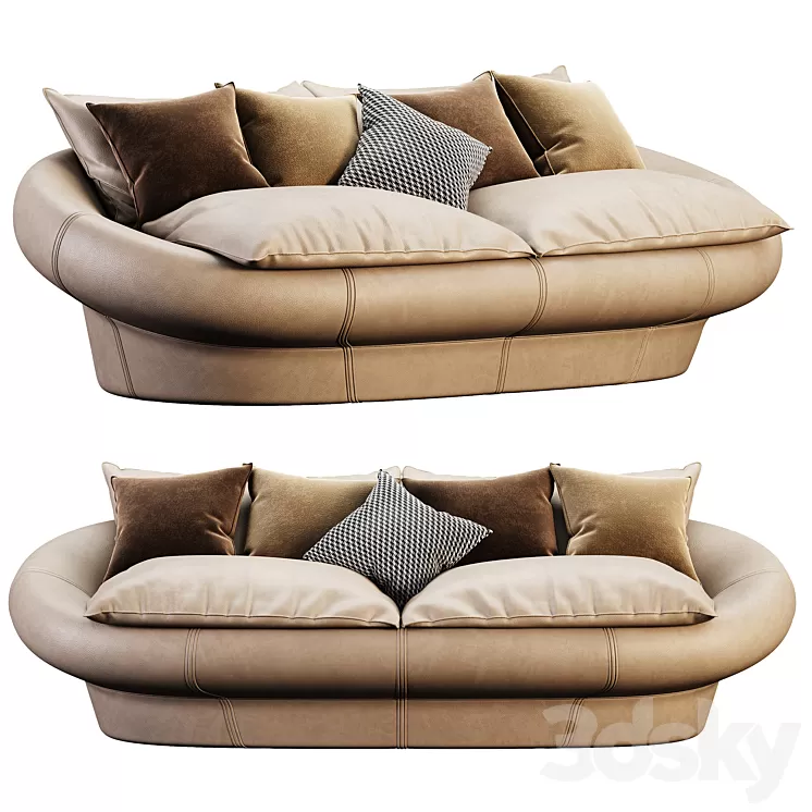 Giovannetti TANGERI sofa 3D Model Free Download