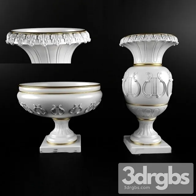 Gipsovaja Vaza 2 3D Model Download