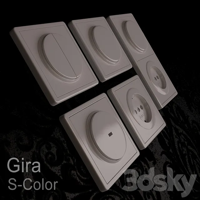 Gira S-Color 3DModel Gira S-Color 3DModel