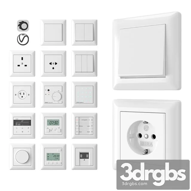 Gira Standard 55 3D Model Download