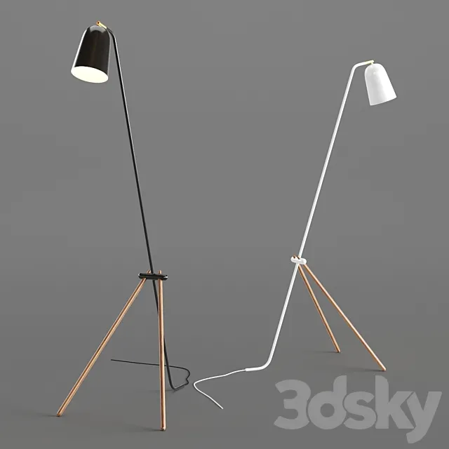giraffe floor lamp 3DModel