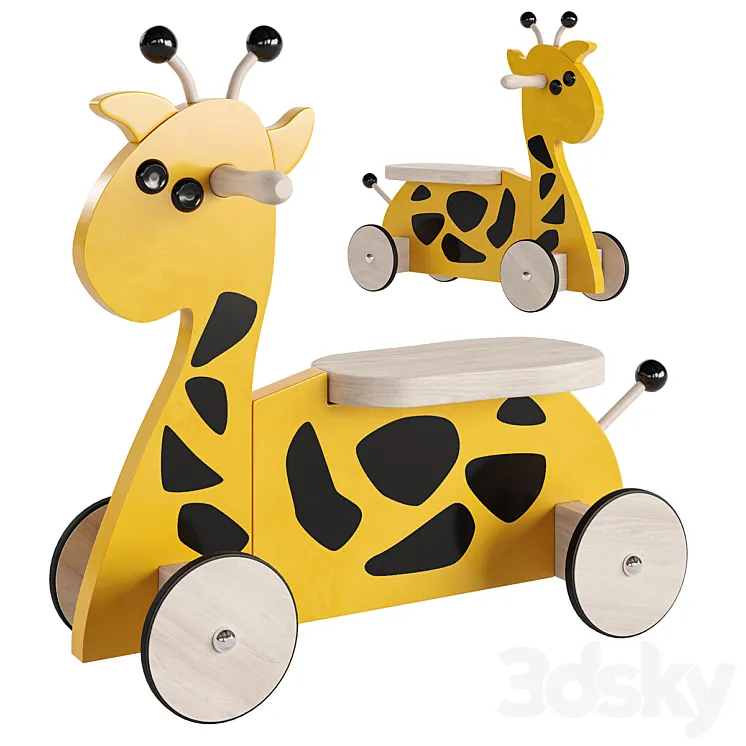 Giraffe wheelchair-tolokar 3D Model Free Download Giraffe wheelchair-tolokar 3D Model Free Download