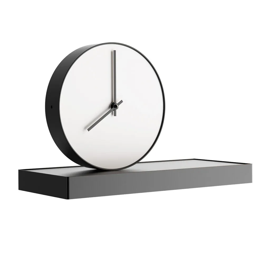 Giratempo Table Clock with Mirror by Formae