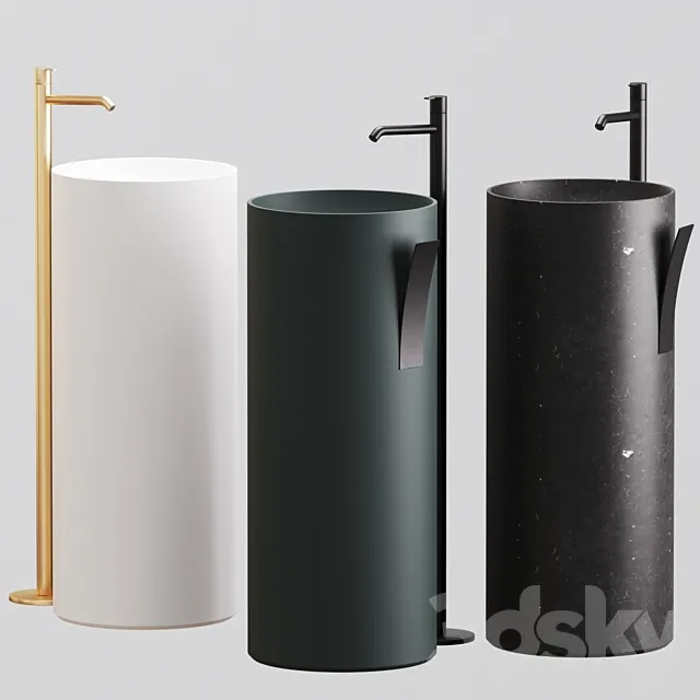 GIRO | Washbasin By INBANI strato 3DModel GIRO | Washbasin By INBANI strato 3DModel