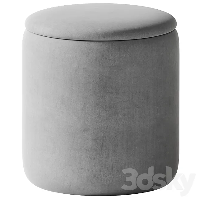 GISLEV ottoman – Jysk 3D Model GISLEV ottoman – Jysk 3D Model