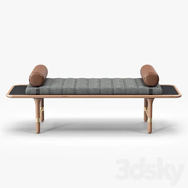Giulia Novars Manhattan Bench 3D Model Giulia Novars Manhattan Bench 3D Model