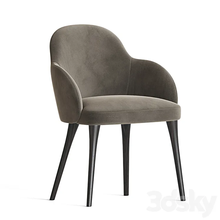 GIulia Velvet Dining Chair Cb2 3D Model Free Download GIulia Velvet Dining Chair Cb2 3D Model Free Download