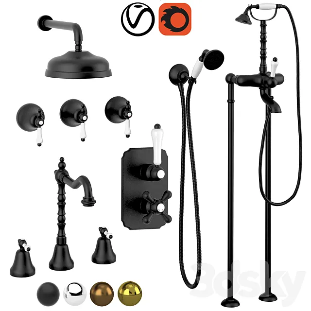 Giulini G Classic revolution praga set 2 3D Model