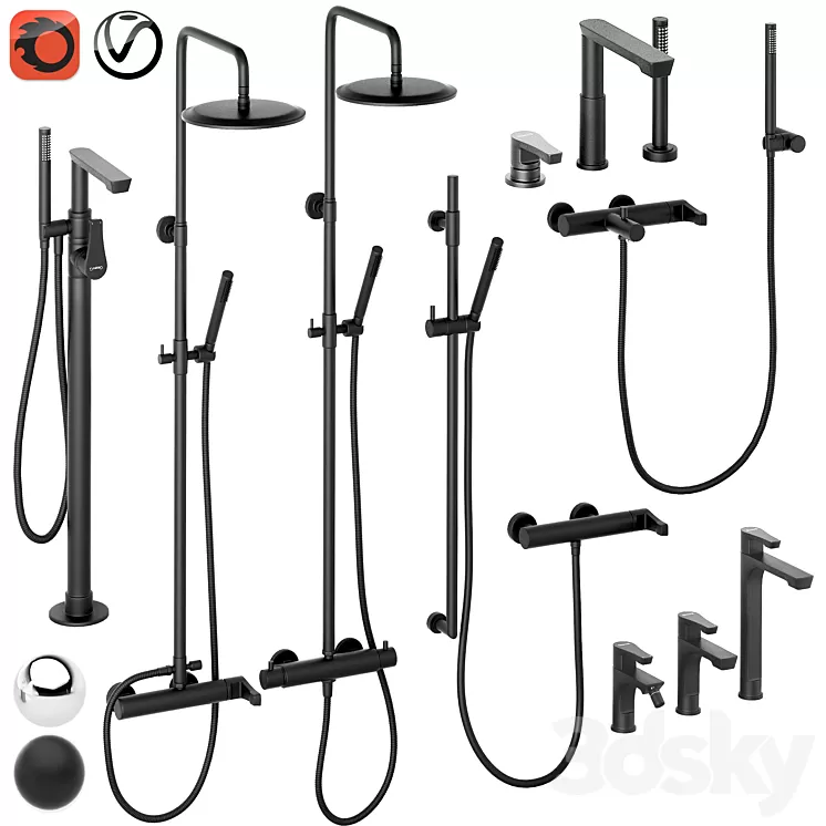 Giulini G collection ego set 3D Model