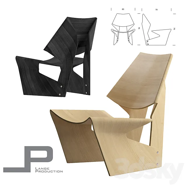 GJ BOW CHAIR 3DModel