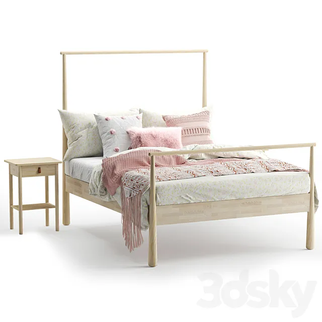 GJÖRA Bed frame 3DModel GJÖRA Bed frame 3DModel
