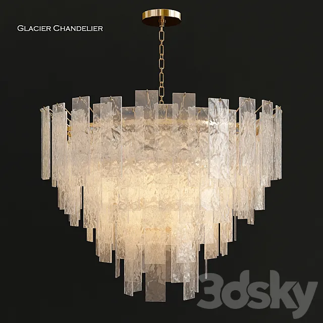 Glacier chandelier 3D Model