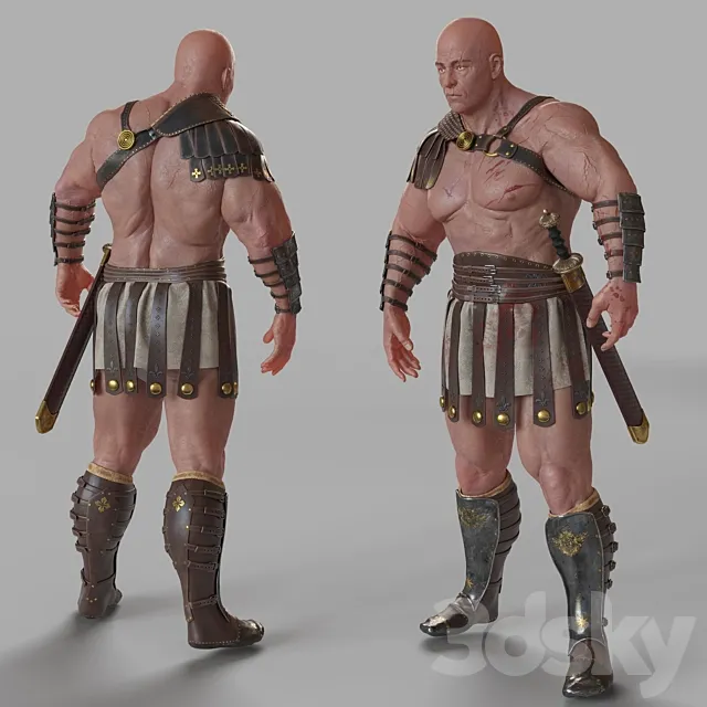 Gladiator 3D Model