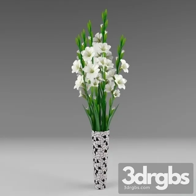 Gladiolus Bouquet 3D Model Download
