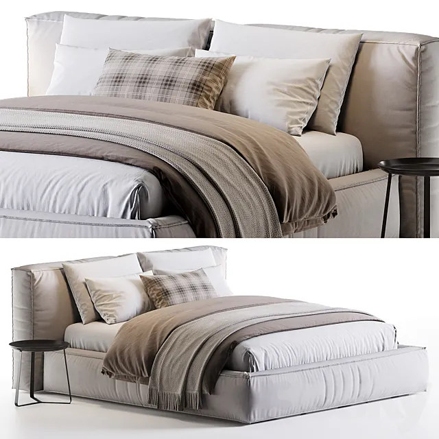 GLAMIS bed by Diotti 3D Model GLAMIS bed by Diotti 3D Model