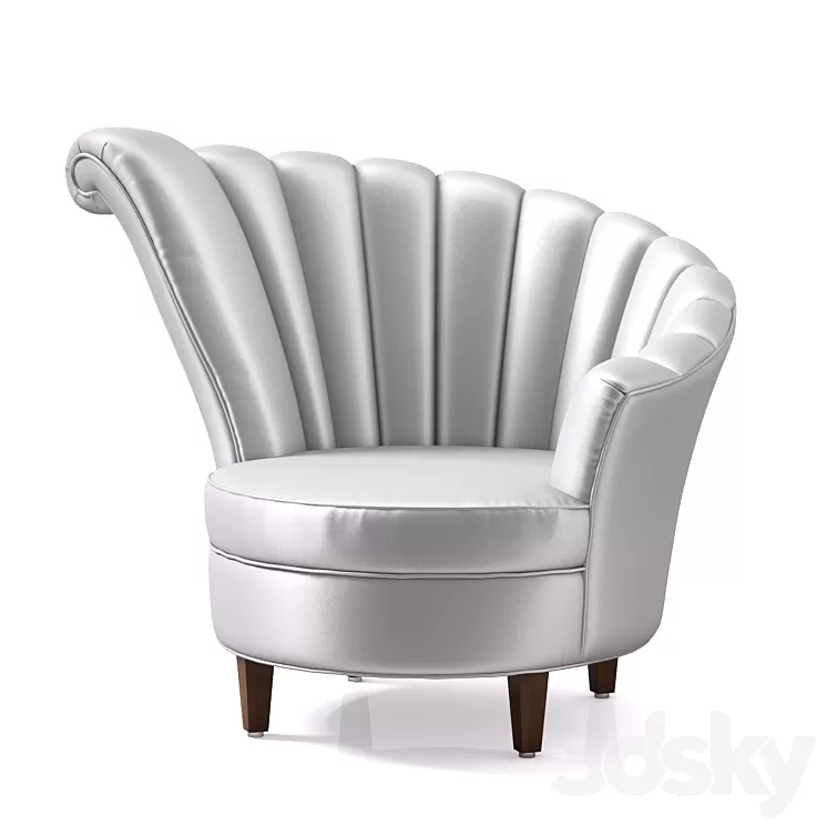 Glamorous Pair of 1940s 3D Model Glamorous Pair of 1940s 3D Model