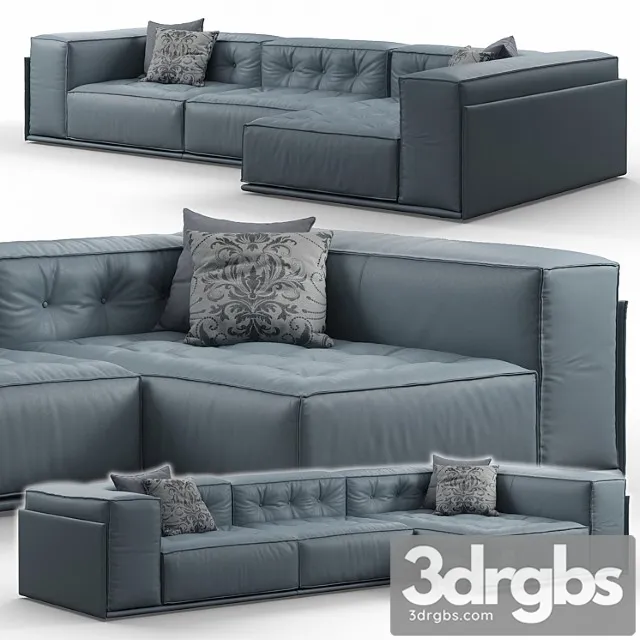 Glamour Corner Sofa By Doimo Salotti 3D Model Download Glamour Corner Sofa By Doimo Salotti 3D Model Download