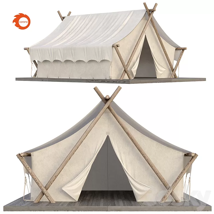 Glamping Habitat 3D Model