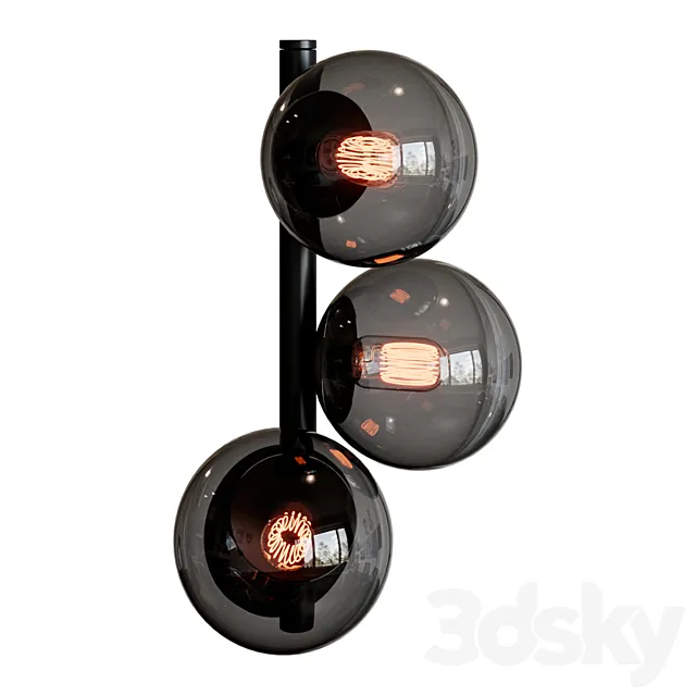 GLASGOW Wall lamp 3D Model GLASGOW Wall lamp 3D Model