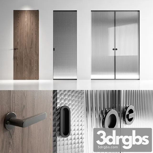 Glasitalia Door Set 3D Model Download