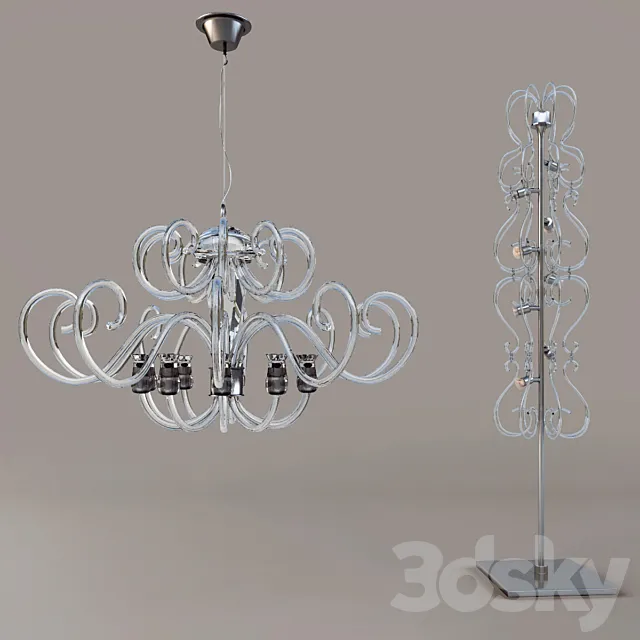 glass art-lamp 3D Model glass art-lamp 3D Model