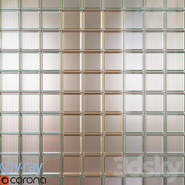 Glass blocks 3DModel Glass blocks 3DModel