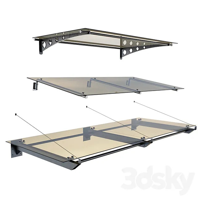 Glass canopy 3DModel